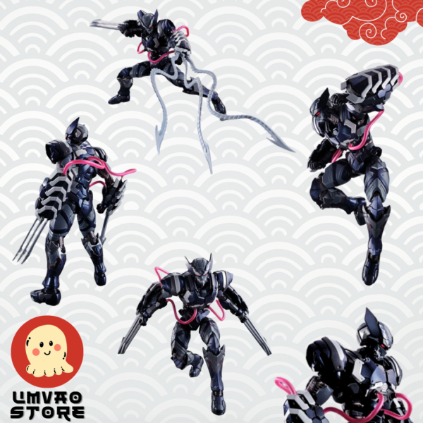 S.H. Figuarts Venom Symbiote Wolverine