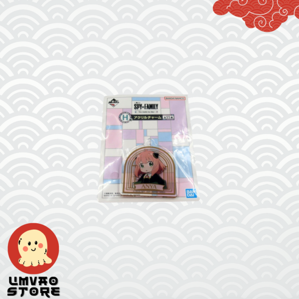 Llavero acrilico Spy x Family You made my day – Anya Forger (school uniform)