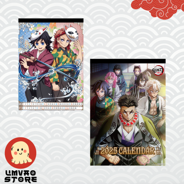 Calendario 2025 Demon Slayer - Kimetsu no Yaiba