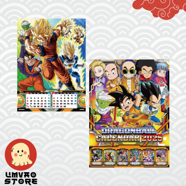 Calendario 2025 Dragon Ball