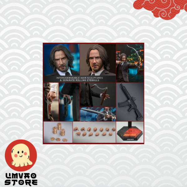 Movie Masterpiece John Wick - Chapter 4 1/6 escala