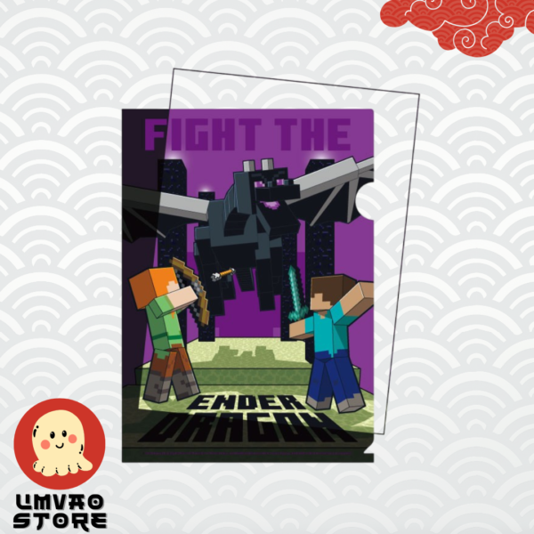 Folder transparente Minecraft vs Ender Dragon
