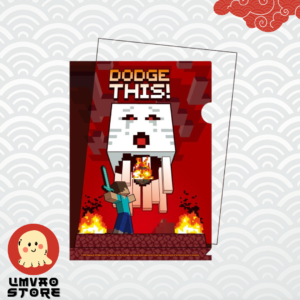 Folder transparente Minecraft vs Ghast