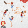 S.H. Figuarts Monkey D. Luffy - Romance Dawn - Gum-Gum Optional Part Set