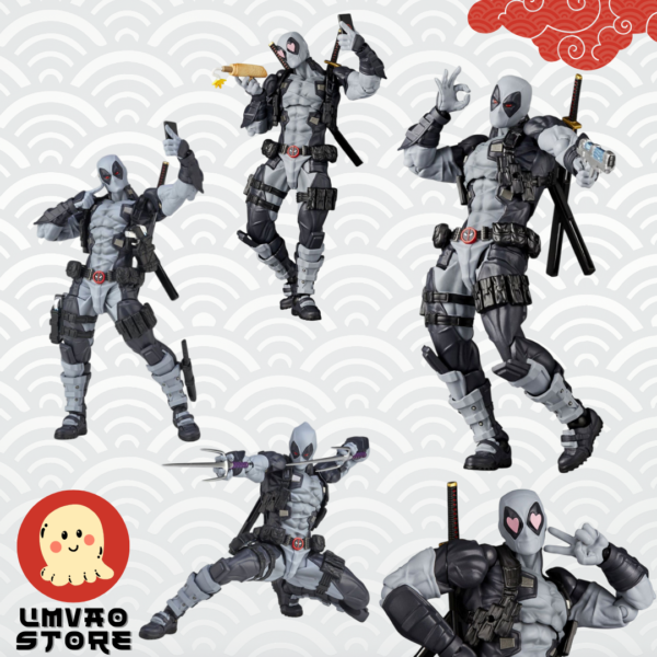 Amazing Yamaguchi Revoltech NR051 Deadpool (X-Force Colors)