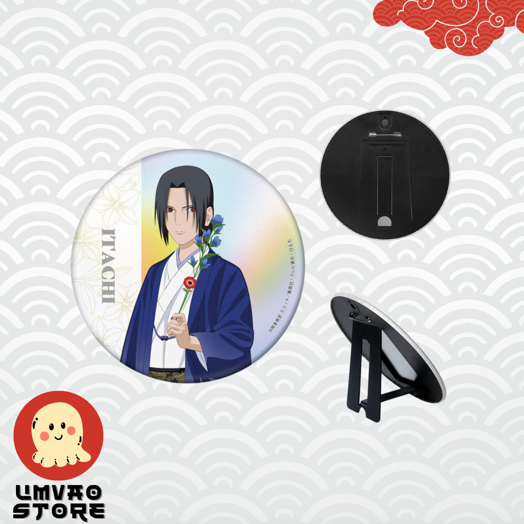 Pin holográfico Naruto Shippuden - Itachi Uchiha (Sasuke Uchiha Birthday ver.)