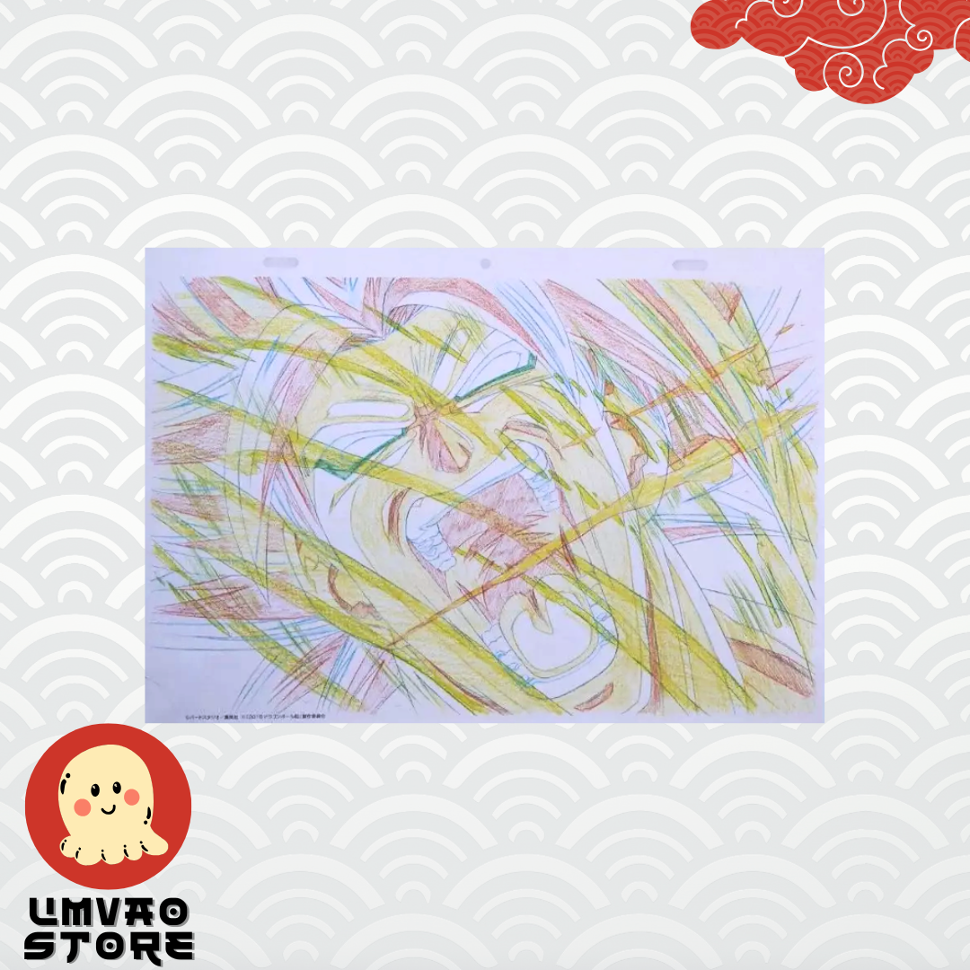 Memorial Genga Art Plus Dragon Ball History of Rivals - Super Saiyan Broly