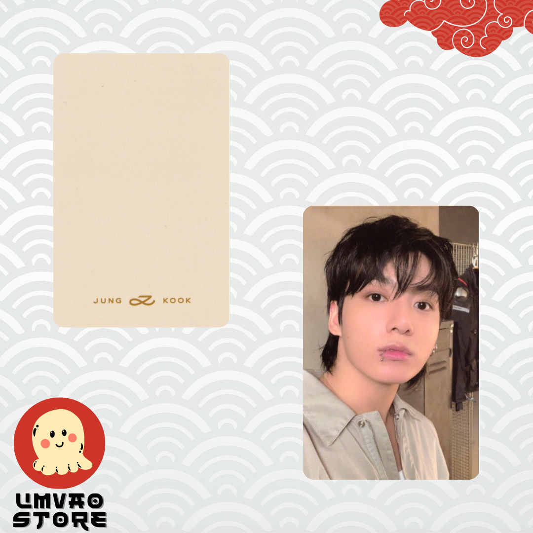 Photocard BTS Golden Jungkook