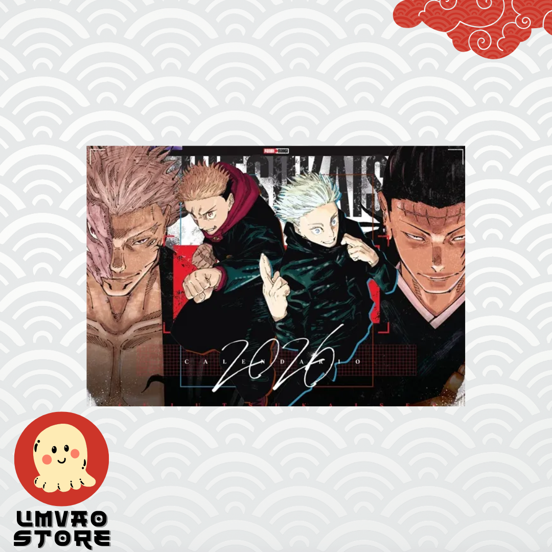 Calendario de pared Jujutsu Kaisen 2026