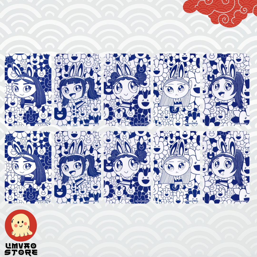 78 Photocard Supernatural New Jeans x Murakami (Set 2)