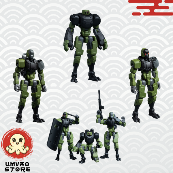 Loyalty G Assist WWS-0-01/04 Assist Matchstick Soldier Plastic Model Green Ver.