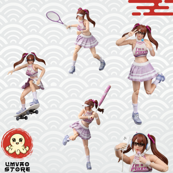 LT005 Sporty girl Yoyo 1/12