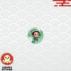 1451-1 Pin F Dot Heart Pajachara Demon Slayer - Tanjiro Kamado