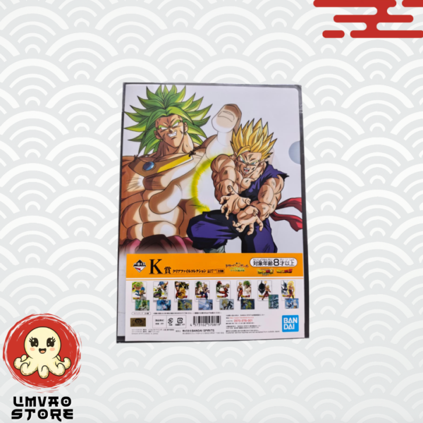 Folder transparente Dragon Ball Saiyan Super Decisive Battle "K" - Son Gohan, Broly