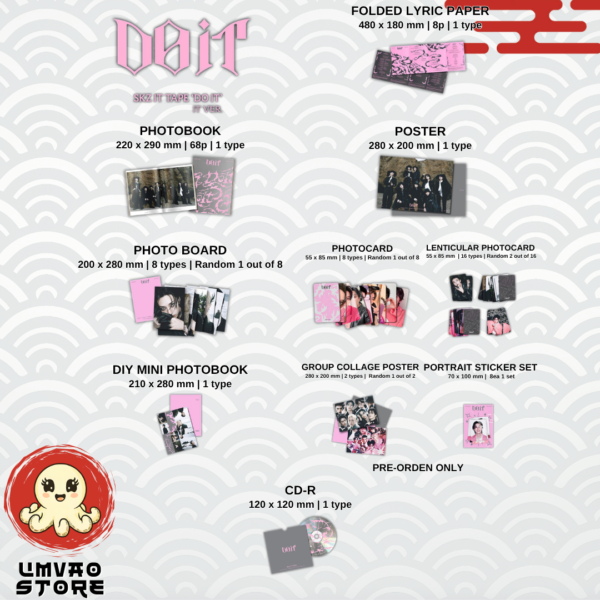 175 Stray Kids Álbum SKZ IT TAPE DO IT - It Ver.