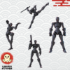 18 3 Min Project - Xenostrike (Navy Blue) 1/18 Plastic Model