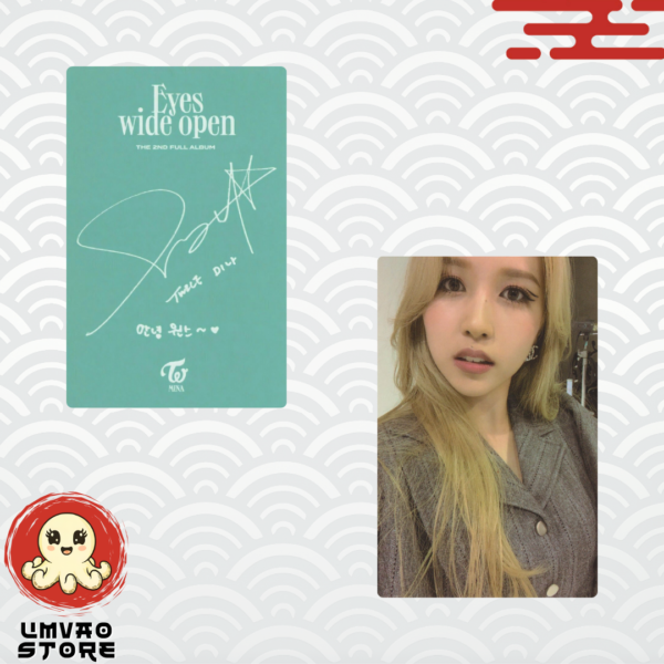 Trading Card Twice Eyes wide open - Mina Ver.1
