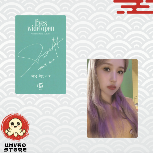 Trading Card Twice Eyes wide open - Mina Ver.2