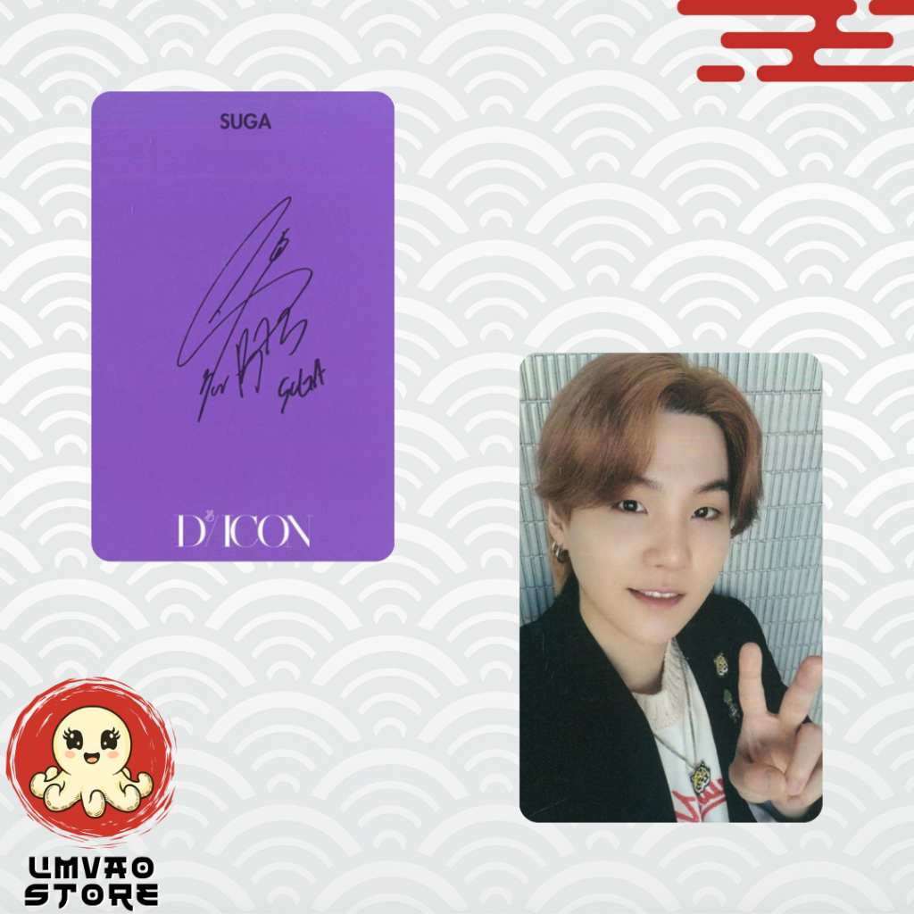 Photocard BTS D'/ICON - Suga 7/14