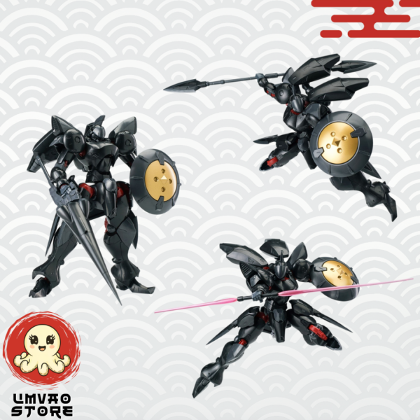 6-1 Ultra Action Trooper Actaeon (Black) 1/144 Plastic Model