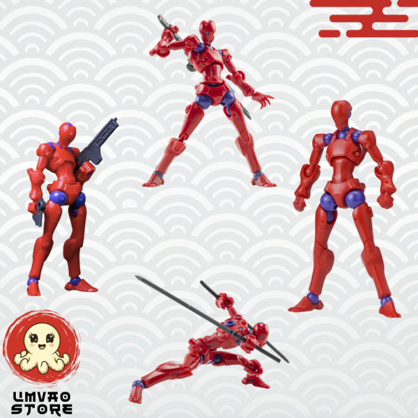 12 3 Min Project - Xenostrike (Red) 1/18 Plastic Model (PREVENTA)