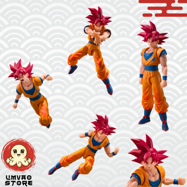 20 S.H. Figuarts Super Saiyan God Son Goku (Kami no Ki wo Matoishi Sugata) (PREVENTA)