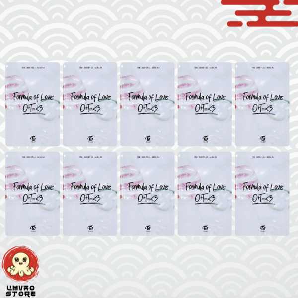 527 Photocard Twice Formula of Love: O+T=<3 POB Ver. Study About Love
