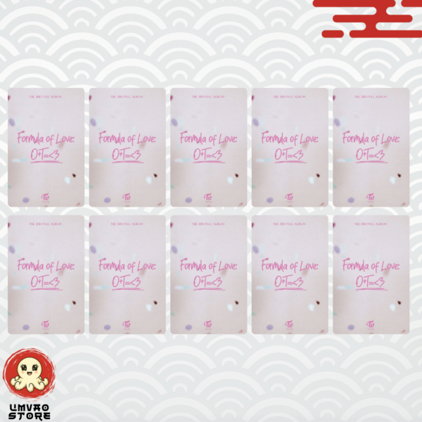 551 Photocard Twice Formula of Love: O+T=<3 POB Ver. Explosion