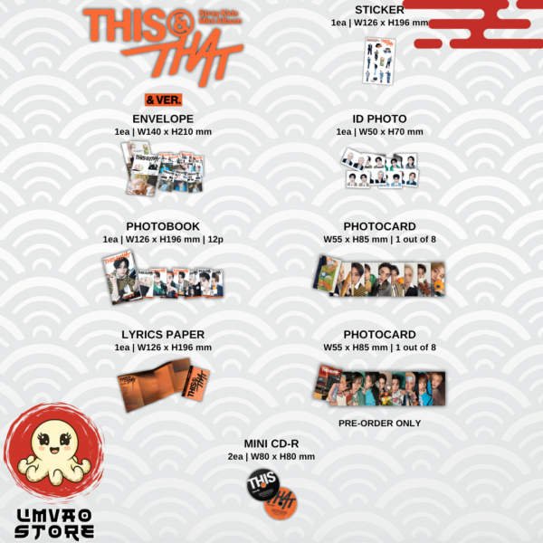 637 Stray Kids 10th mini álbum This & That - & Ver. Random